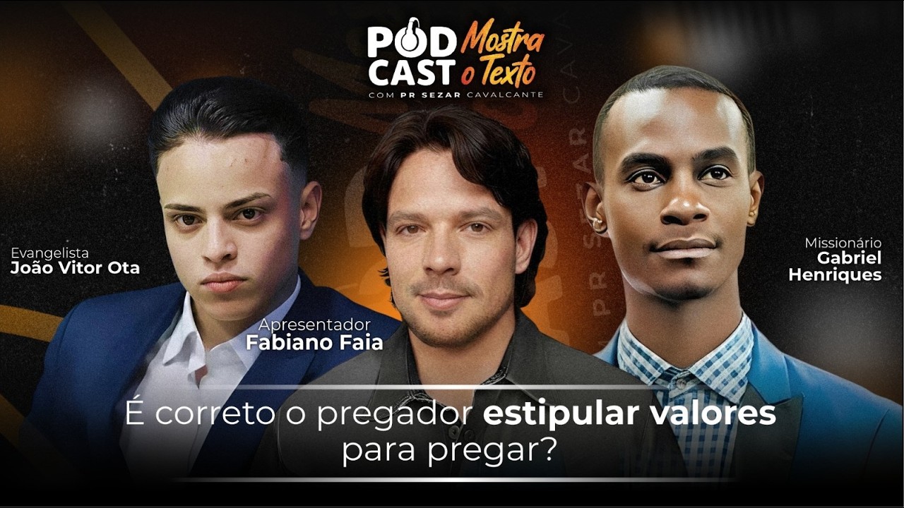 É CORRETO O PREGRADOR ESTIPULAR VALORES PARA PREGAR?  PR. FAIA, EV.  OTA E MIS. GABRIEL - 20/02/26