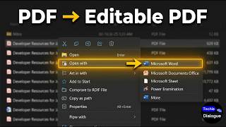 How to Convert PDF to Editable PDF Using Microsoft Word (Free Method)