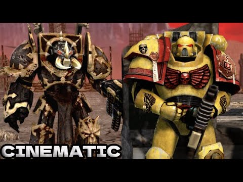 Imperial Fists vs Black Legion of Chaos! - Men of War: Warhammer 40K Mod