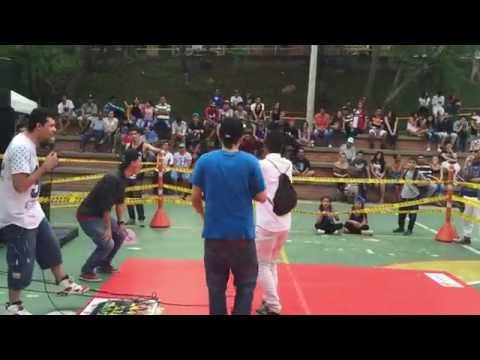 KEISER VS CASTILLO - FREESTYLE RAP ENCUENTRO ARTES URBANAS BUCARAMANGA