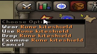 Runescape 2007: How To Paint A Rune Kiteshield Tutorial