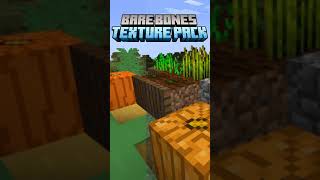 Bare Bones Texture Pack Minecraft #shorts