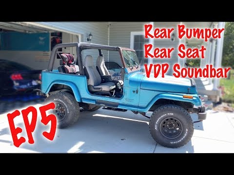 Jeep YJ Ep5 - Bestop Rear Seat, VDP Sounder & Tomken Rear Bumper