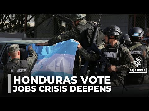 Hondurans vote amid deepening jobs crisis