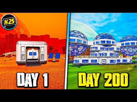 I Survived 200 Days in Planet Crafter to complete 100% (FULL MOVIE)