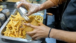 Roadside Crispy French Fries | MACDONALD'S & OPTP Flavors Pizza Fries | Pakistani Street Food