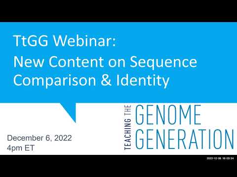 TtGG: Sequence Comparison & Identity Module for High School