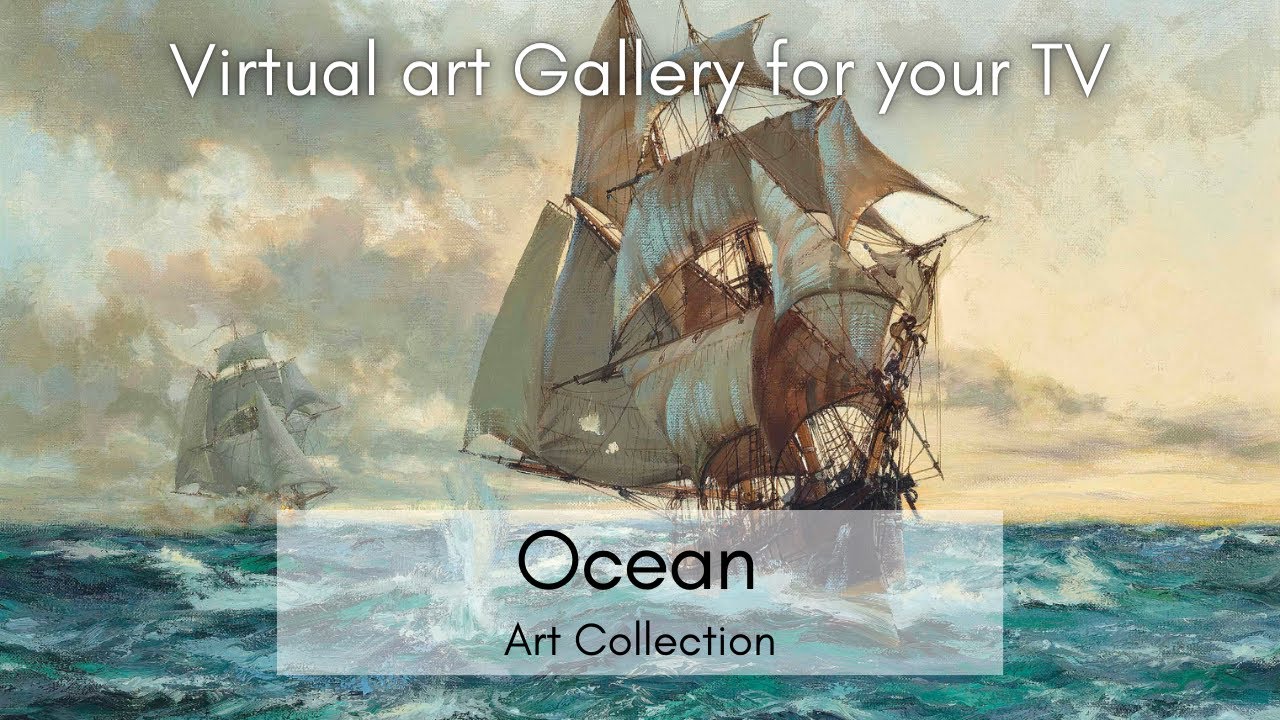 Ocean Art Collection for your TV | Virtual Art Gallery | 3 Hrs | 4K Ultra HD