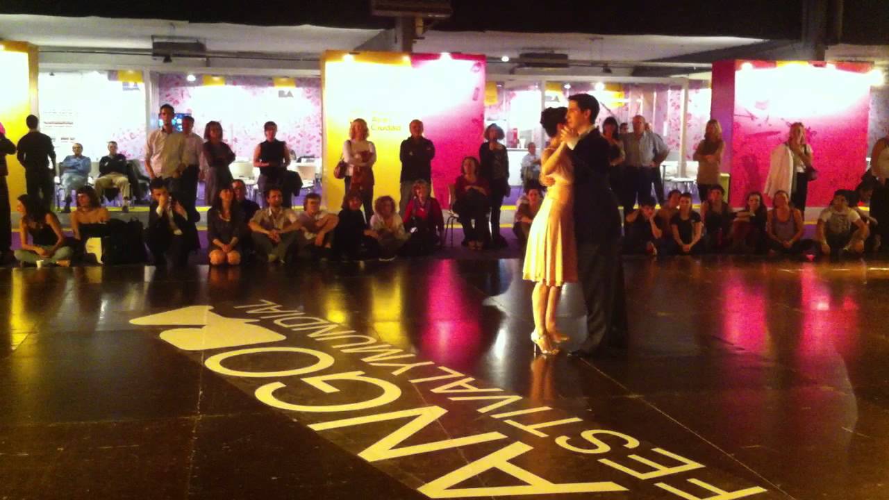 Inés Muzzopappa y Dante Sánchez en el Festival Mundial de Tango 2012 con MILONGA10