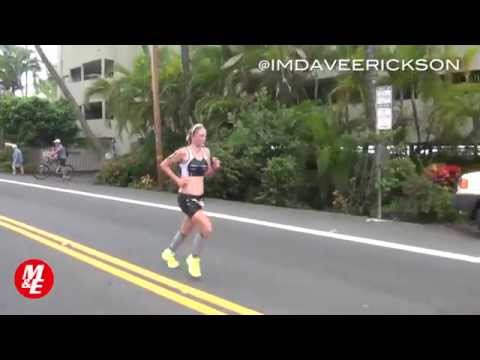 Daniela Ryf Running Form 2014 Hawaii Ironman