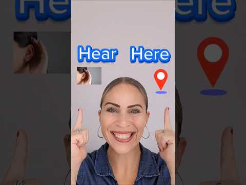 Hear vs Here - Do You Know How to Pronounce These Words in English? (American English)