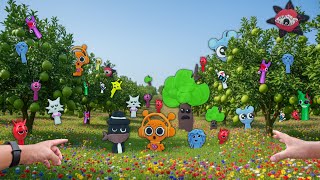 Hunting Incredibox Sprunki: Wenda, Raddy, Pinky, Owackx, Cluck, Mr. Sun, Aurelia, Oren, Sky, Durple