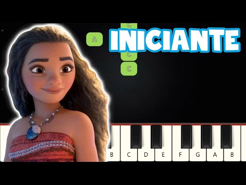 Saber Quem Sou - Moana | Piano e Teclado Iniciante | Nível Fácil | Tutorial