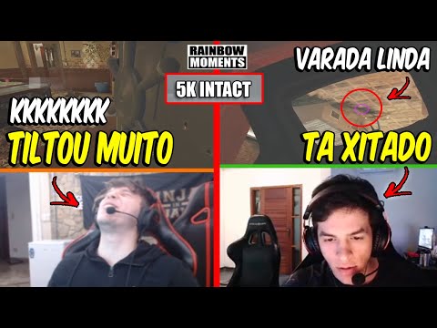 RAGE BIZARRO DO PSYCHO, 5K INSANO DO INTACT, VARADA ABSURDA DO LAGONIS - MELHORES MOMENTOS LIVES R6