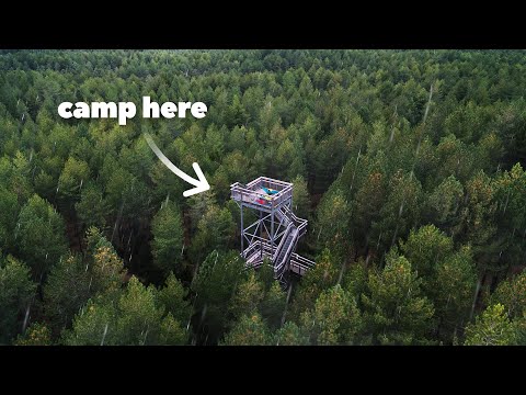 Stealth Camping in a Scottish Lookout Tower