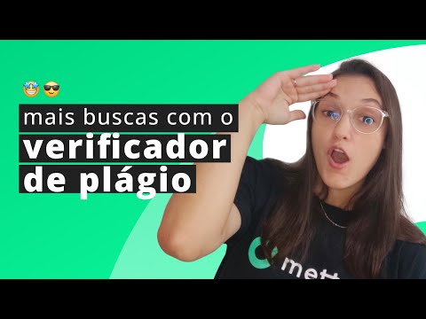 Mais buscas com o verificador de plágio da Mettzer
