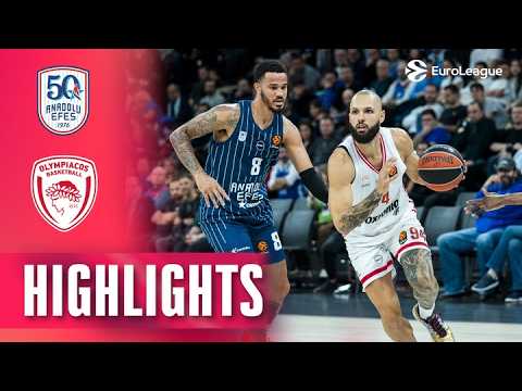 A longstanding CURSE ENDS in Istanbul | Efes - Olympiacos | R24 BASKETBALL HIGHLIGHTS 2025-26