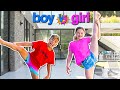 BOY Vs GIRL Gymnastics Strength Challenge Ft Royalty Family