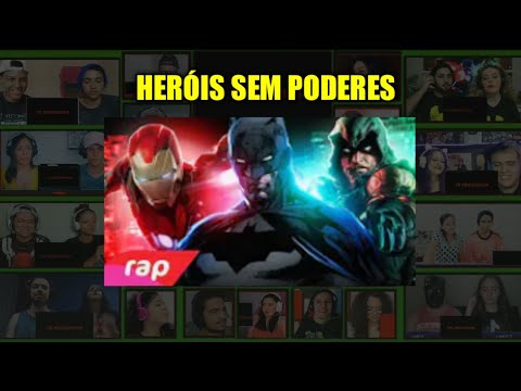 MULT REACT Rap do Homem de Ferro, Batman e Arqueiro Verde - SEM PODERES | NERD HITS