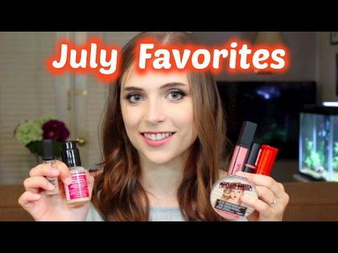 July Beauty Favorites - 2015 - Smashbox, Josie Maran, Maybelline, and more! Video