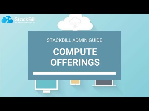 StackBill Cloud Management Portal - Creating Compute Offering with Stackbill