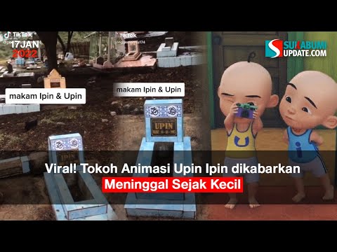 Viral! Tokoh Animasi Upin Ipin dikabarkan Meninggal Sejak Kecil