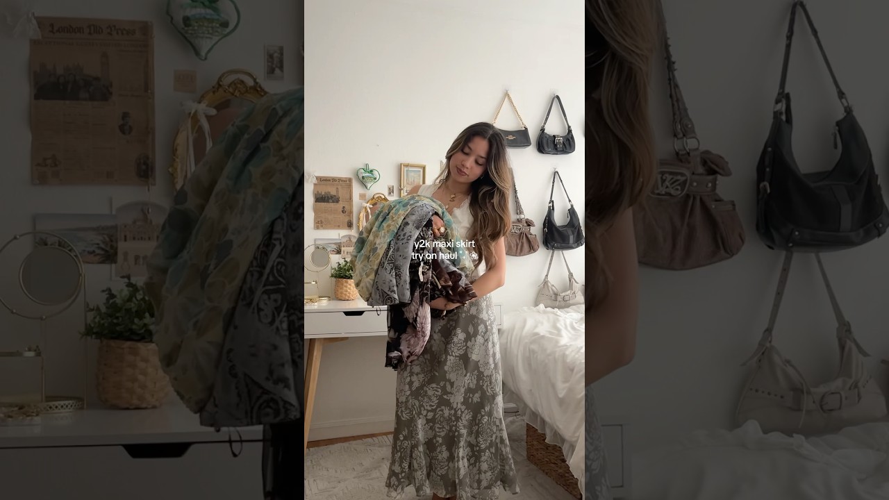 maxi skirts for spring!! all available on my depop bellablueco 💐#springoutfit #outfitinspo #ootd