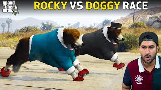 GTA 5 : ROCKY DOGGY AMAZING RACE BIGGEST PRANK EVE