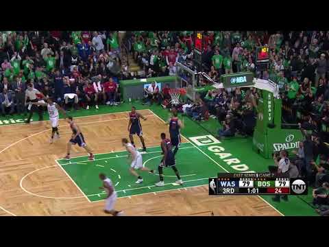 NBA, playoff 2017, Celtics vs. Wizards, Round 2, Game 7, Move 49, Isaiah Thomas, 3 pointer