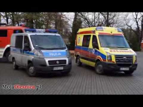 7.11.2013 Rozpylony gaz w ZSP w Oleśnicy