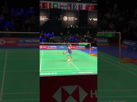 Denmark Open 2023 Rasmus Gemke vs Kunlavut Vitidsarn Net Shot #badminton #yonex #shotrs