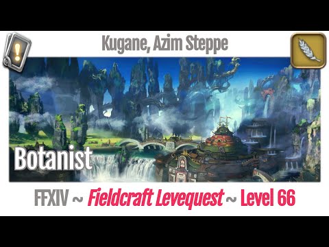 FFXIV Botanist Leves Level 66 - Kugane, Azim Steppe - Stormblood
