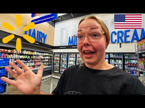 First Time in an American Walmart (this is crazy) 🇺🇸