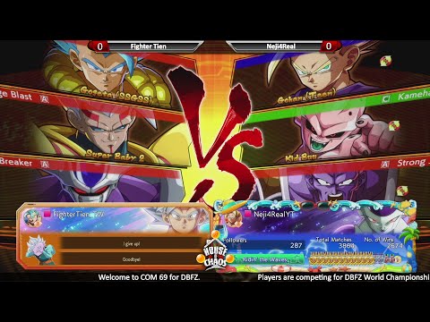 DBFZ | COM 69 | Fighter Tien vs NejiHyuga4Real | These two were scrapping....PLEASE WATCH NOW!!!