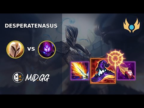 MID.GG: [ DesperateNasus ] Kayle MID vs Malzahar | KR CHALLENGER | LOL Season 2025