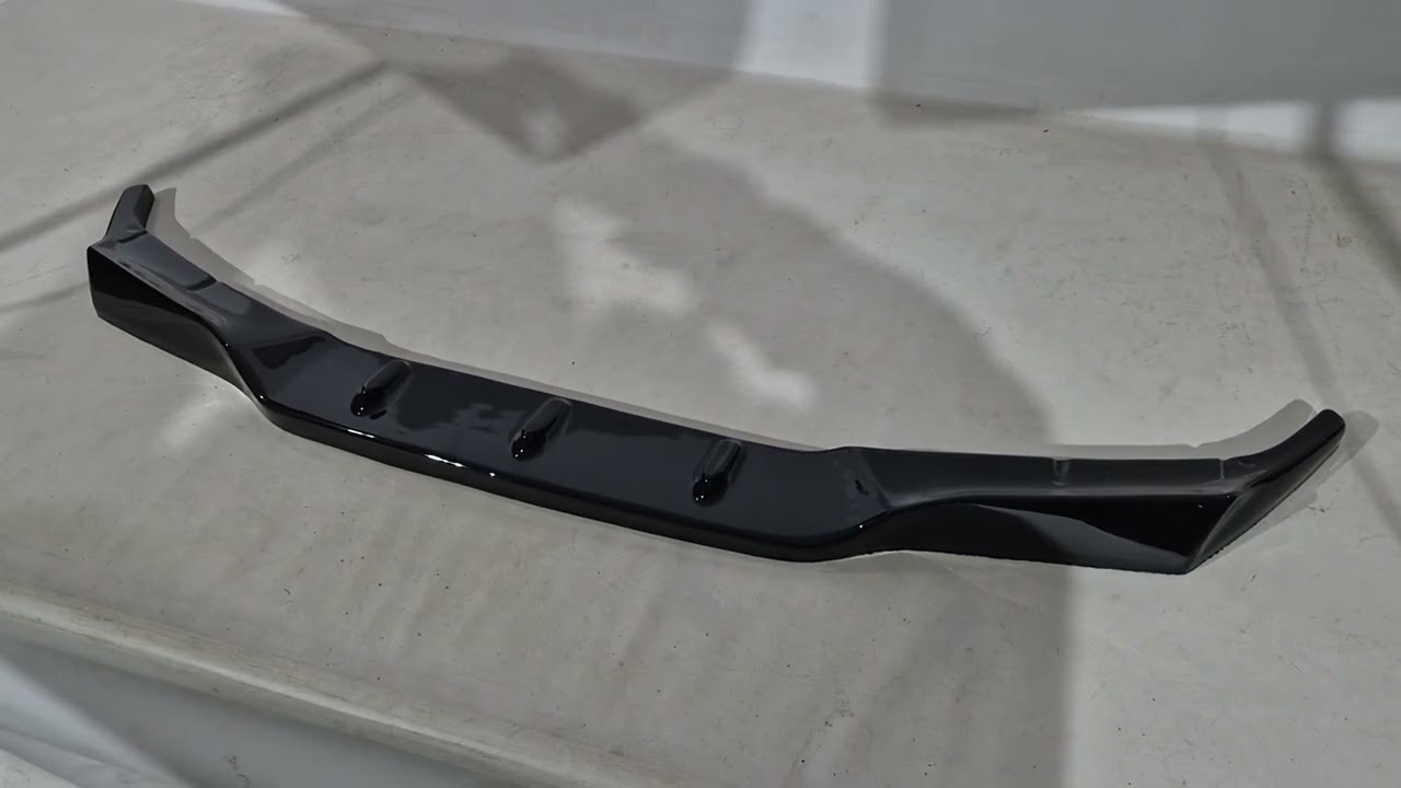 Передня Lip накладка DPT (Для M5, 2017-2020, чорний глянець) Video 1