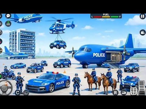 Police Car Transport on Mega Ship Trailer 🚓🚢 | Ultimate Police Vehicle Transport Simulator
