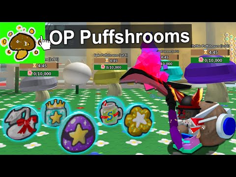 I Made Puffshrooms OP in Bee Swarm Simulator!