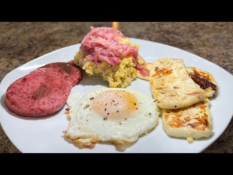 Mangú Los tres golpes desayuno dominicano fácil y delicioso