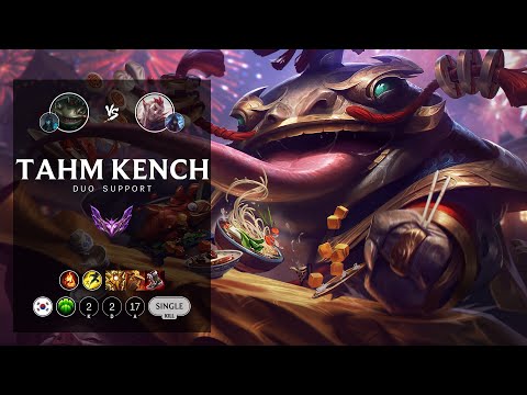 Tahm Kench Support vs Rakan - KR Master Patch 12.15