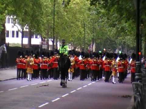 birdcage walk Guards Massed bands in london