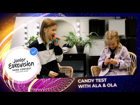 Candy Test with Ala and Ola Tracz - Part 1 - Junior Eurovision