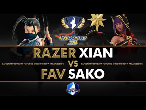 Razer Xian vs FAV sako - Capcom Cup 2019 Losers Round of 24 - CPT 2019