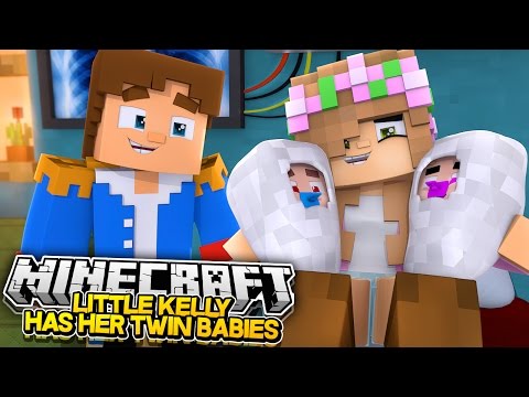LITTLE KELLY GIVES BIRTH TO THE TWINS! Minecraft Future Life | w/LittleDonny