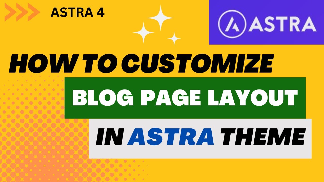 How To Customize Blog Page in Astra Theme | Astra Customization
