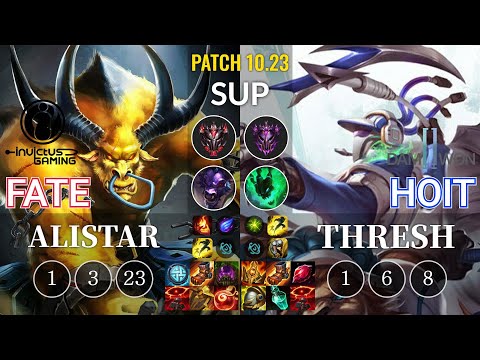 IG Fate Alistar vs DWG Hoit Thresh Sup - KR Patch 10.23
