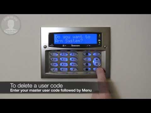 How to delete a user code on a Texecom Premier Elite system