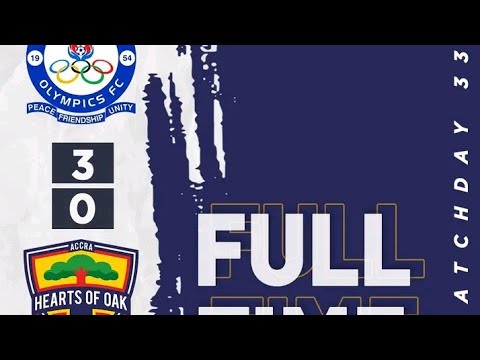 GREAT OLYMPICS 3VS HEARTS OF OAK, WATCH ALL THE GOALS.