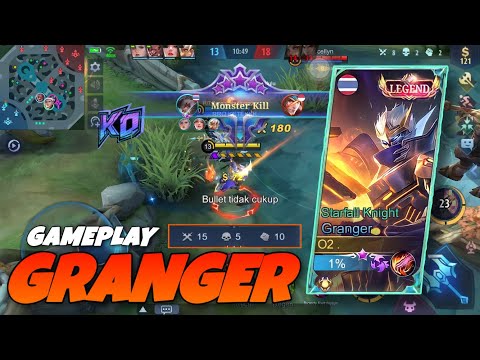 Granger Starfall Knight Gameplay & Tutorial | Solo Ranked Di Epic | Mobile Legends