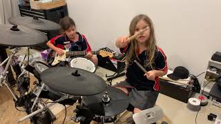 Max n Emily playing Billy Talent (February winds)